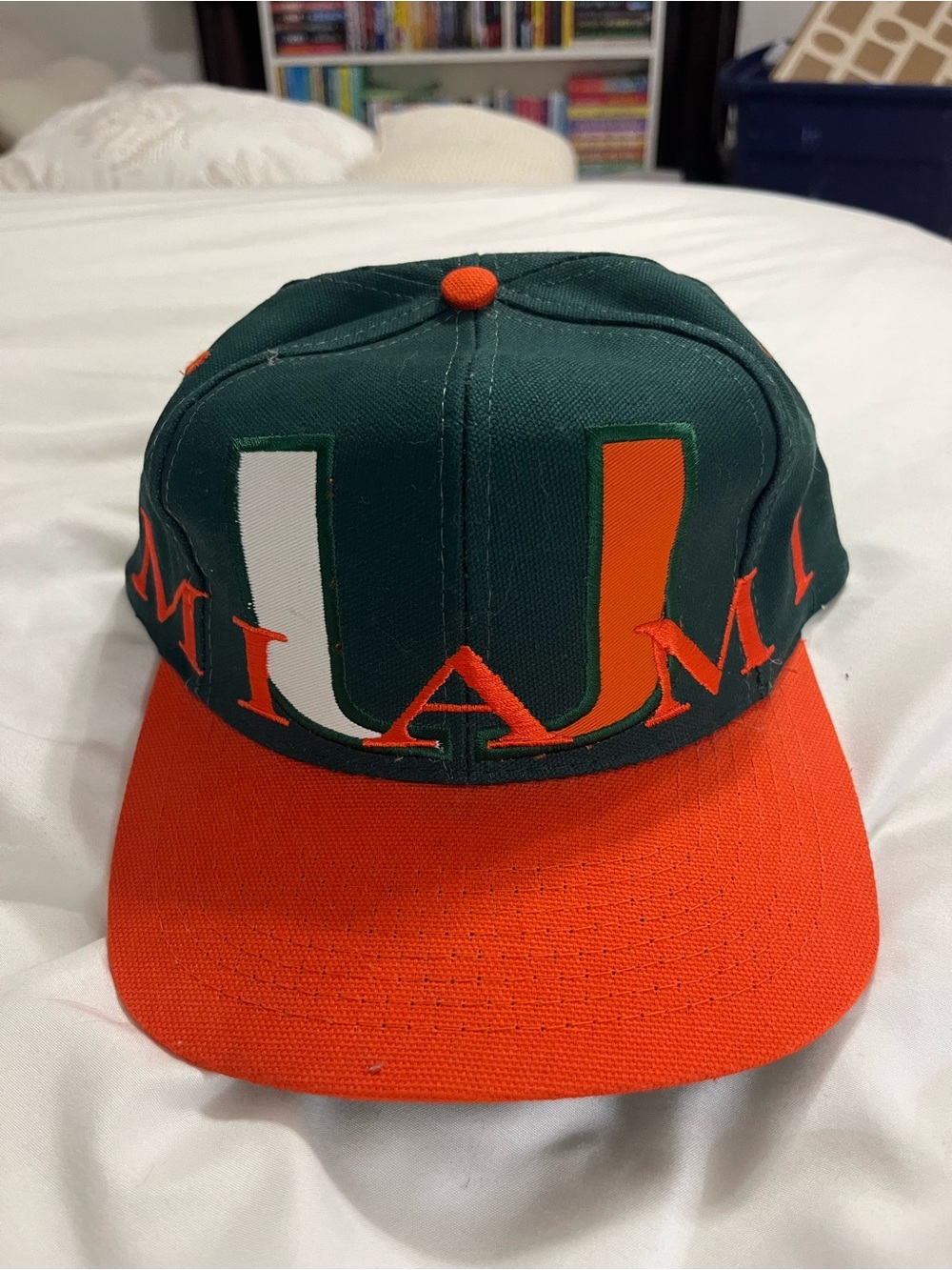 Vintage 1990s University of Miami Hurricanes SnapBack hat